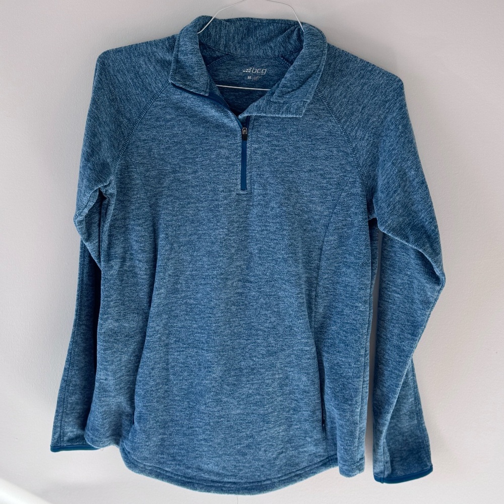 BUNDLE BCG Quarter-Zip Pullovers (Blue + Cream)